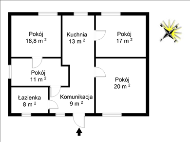 House  for sale, Szczycieński, Pasym gm, Krzywonoga