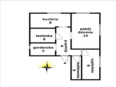 Flat  for sale, Słupski, Ustka gm, Duninowo, Duninowo