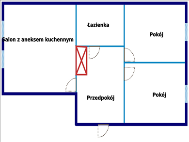 Flat  for sale, Łódź, Bałuty, Wojska Polskiego