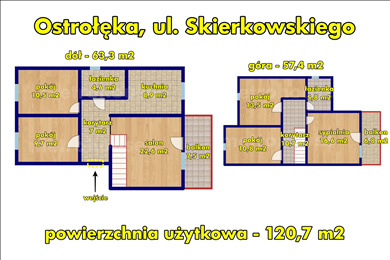 Mieszkanie na sprzedaż, Ostrołęka pow, Ostrołęka gm, Ostrołęka, Skierkowskiego