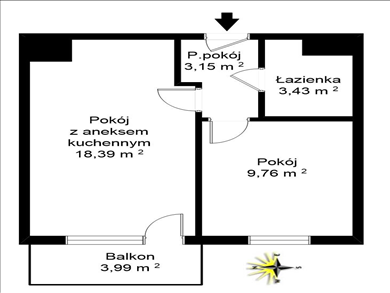 Mieszkanie na sprzedaż, Toruń pow, Toruń gm, Toruń, Poznańska