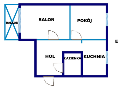 Mieszkanie na sprzedaż, Łódź, Bałuty, Rojna