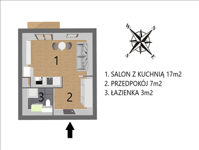 Mieszkanie na sprzedaż, Lublin, Felin, Skalskiego