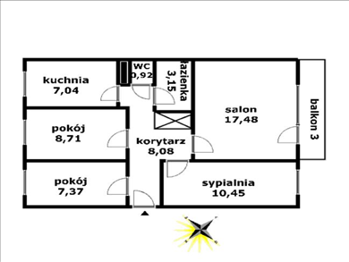 Mieszkanie na sprzedaż, Gdańsk, Suchanino, Kurpińskiego