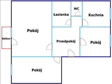 Mieszkanie na sprzedaż, Łódź, Polesie, Popiełuszki